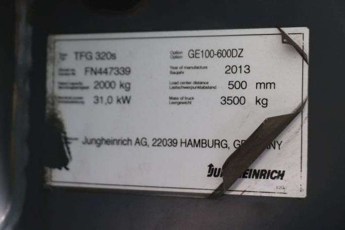 JUNGHEINRICH TFG320S vorkheftruck-photo